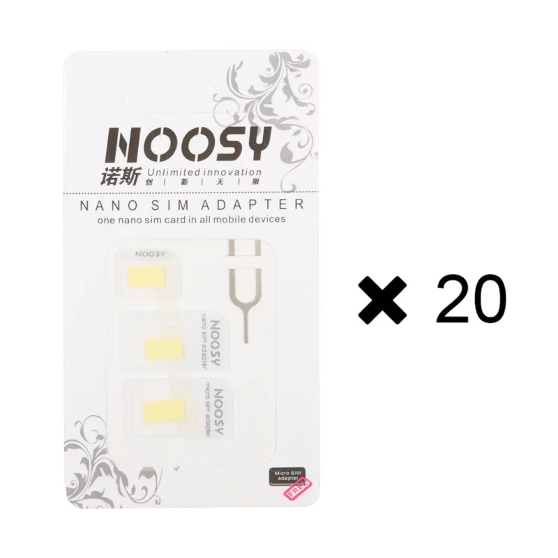 سوزن و خشاب سیم کارت Noosy - سفید (پک 20 عددی) - DST (گارانتی شش ماهه) - تصویر 2