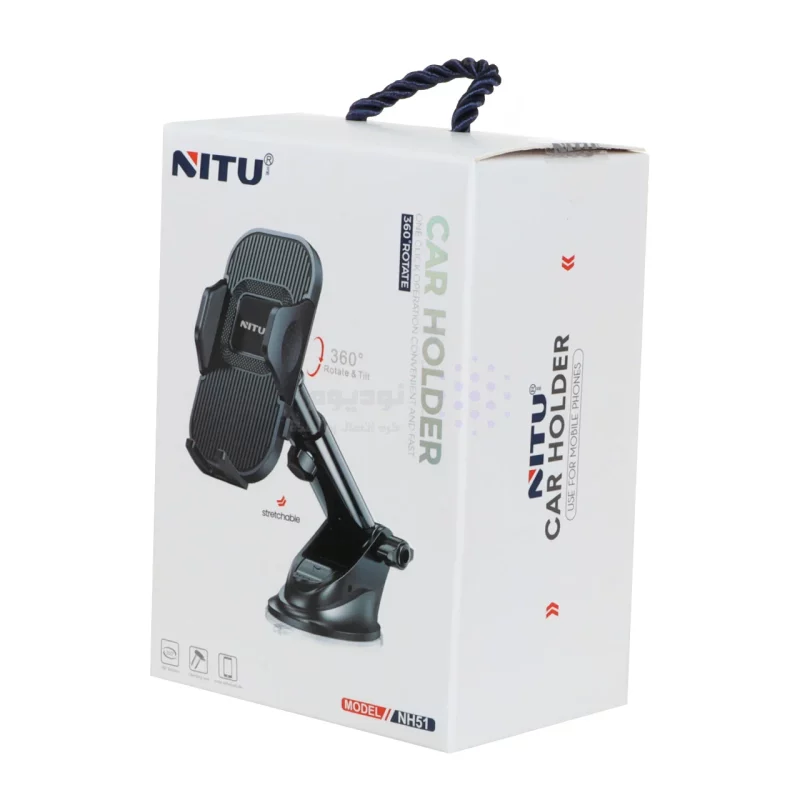 هولدر گوشی موبایل پایه دار NITU مدل NH51 - مشکی - تصویر 7