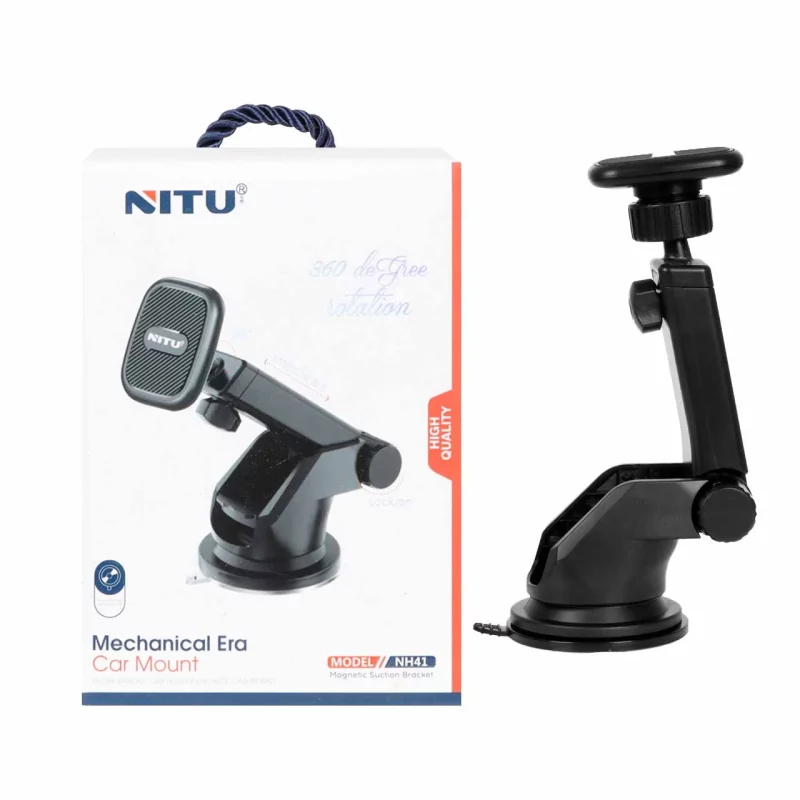 هولدر گوشی موبایل پایه دار NITU مدل NH41 - مشکی - تصویر 2