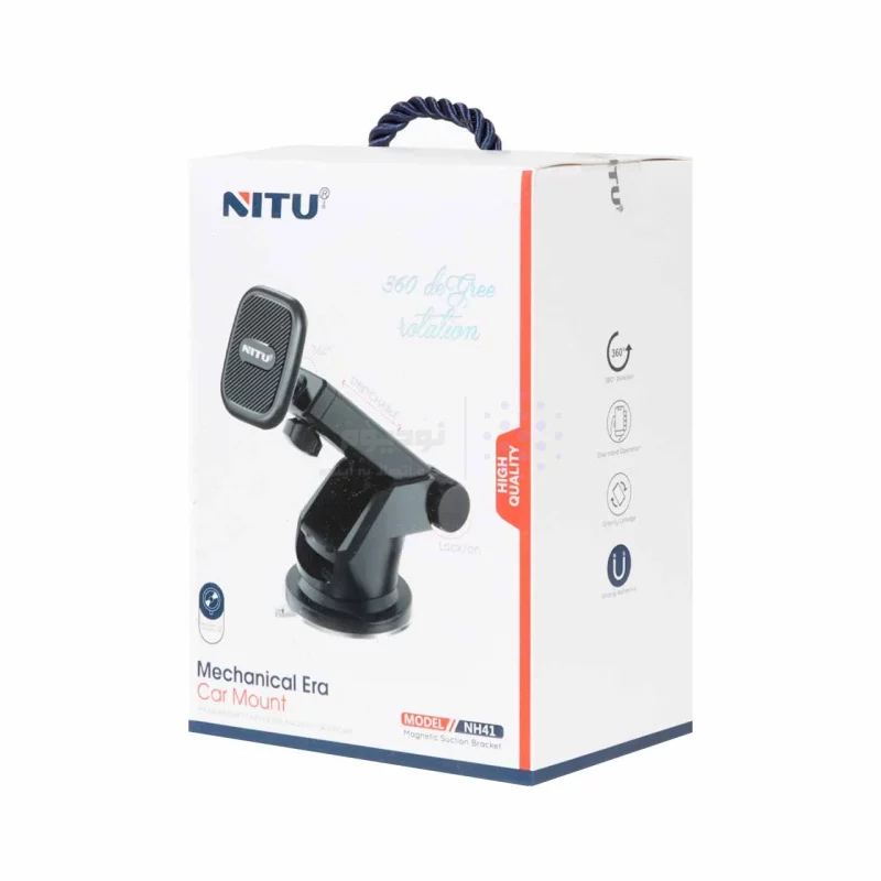 هولدر گوشی موبایل پایه دار NITU مدل NH41 - مشکی - تصویر 5
