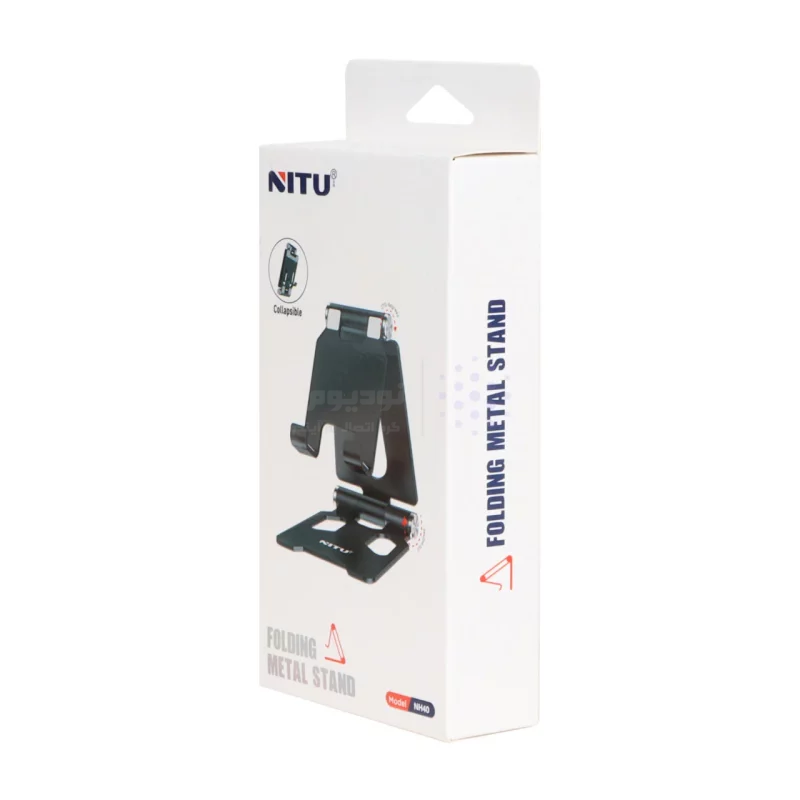هولدر گوشی موبایل پایه دار رومیزی NITU مدل NH40 - مشکی - تصویر 4