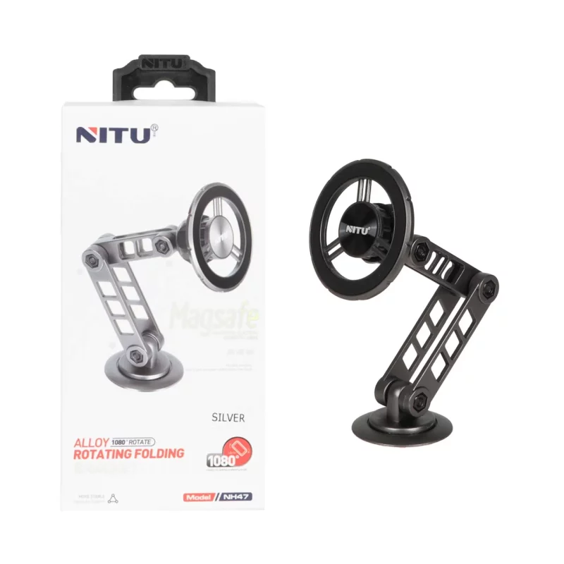 هولدر گوشی موبایل پایه دار NITU مدل NH47 - خاکستری - تصویر 2