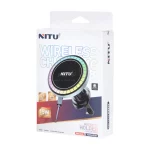 شارژر وایرلس و هولدر گوشی موبایل دریچه کولری Nitu مدل NCW02 - مشکی (گارانتی 18 ماه تعویض نیکان همراه) - تصویر 7