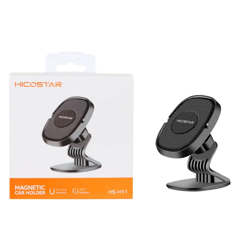 هولدر گوشی موبایل مگنتی Hicostar مدل HS-H11 - مشکی - تصویر 2