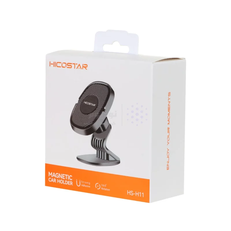 هولدر گوشی موبایل مگنتی Hicostar مدل HS-H11 - مشکی - تصویر 3