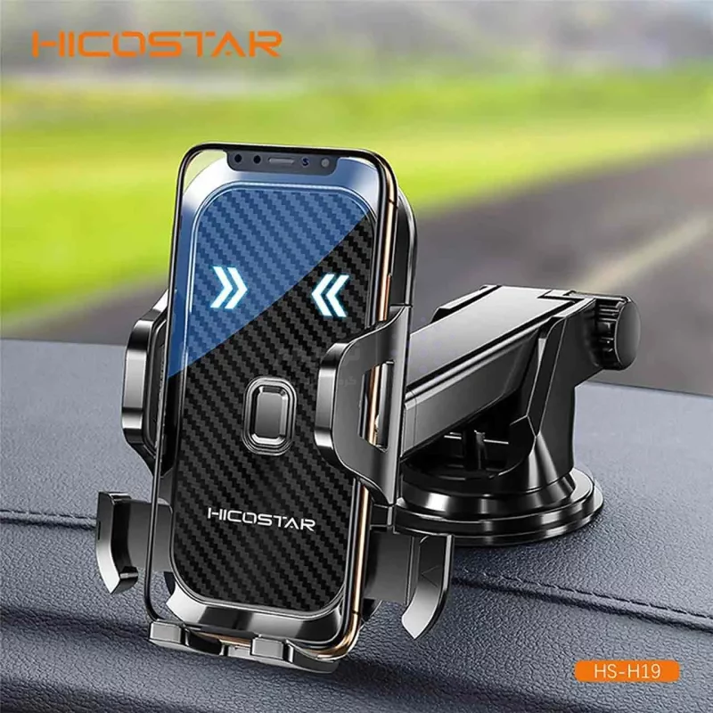 هولدر گوشی موبایل پایه دار Hicostar مدل HS-H19 - مشکی - تصویر 5