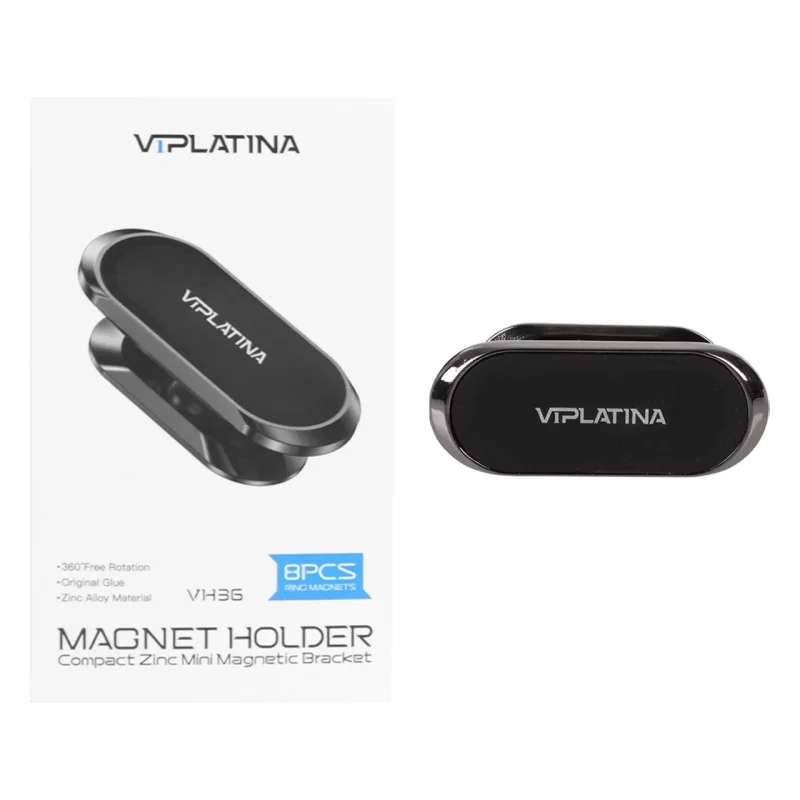 هولدر گوشی موبایل مگنتی VIPLATINA مدل VH36 - مشکی - تصویر 2