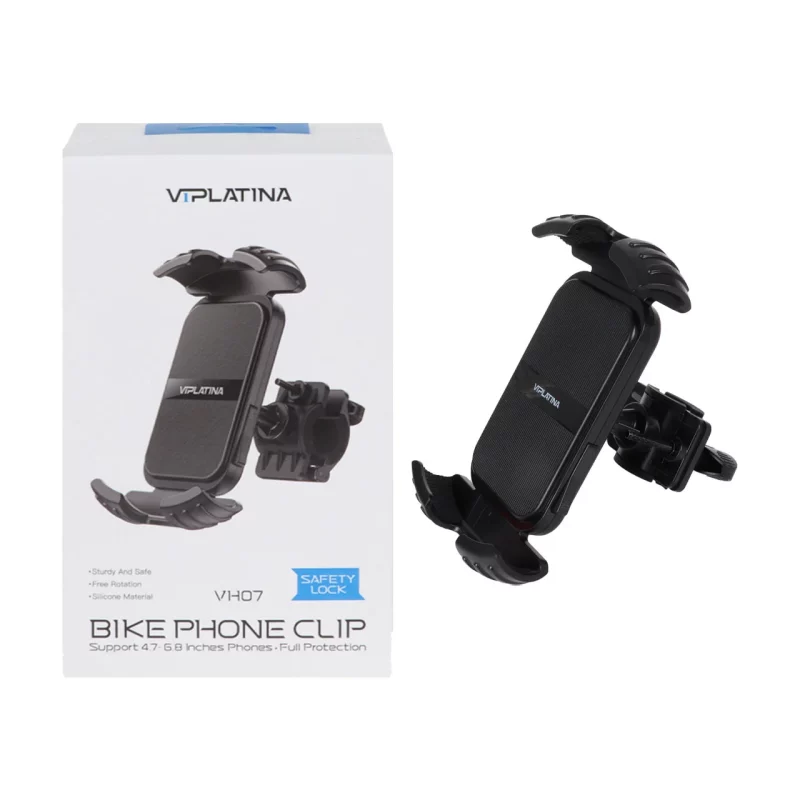 هولدر گوشی موبایل مخصوص موتورسیکلت و دوچرخه VIPLATINA مدل VH07 - مشکی - تصویر 2