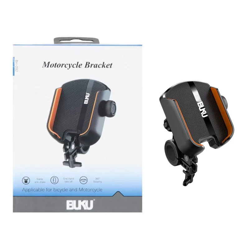 هولدر گوشی موبایل پایه دار BUKU مدل BH-092 - مشکی - MMS - تصویر 2