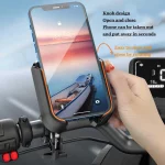 هولدر گوشی موبایل پایه دار BUKU مدل BH-092 - مشکی - MMS - تصویر 4