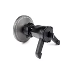 شارژر وایرلس و هولدر گوشی موبایل دریچه کولری Hiska مدل HK-2352W - مشکی - تصویر 5