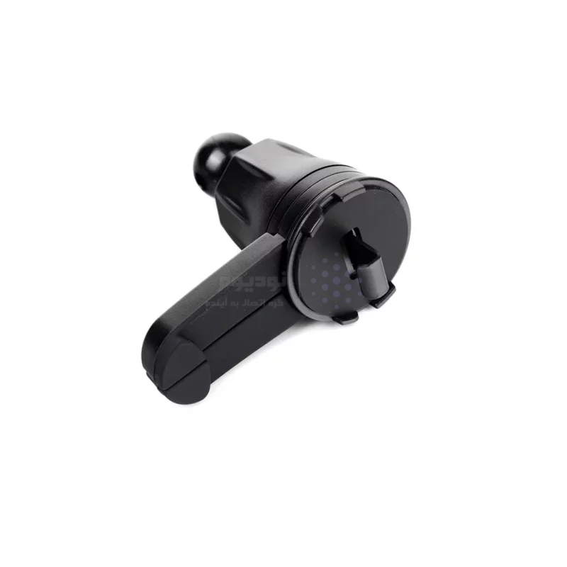شارژر وایرلس و هولدر گوشی موبایل دریچه کولری Hiska مدل HK-2352W - مشکی - تصویر 6