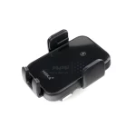 شارژر وایرلس و هولدر گوشی موبایل دریچه کولری Hiska مدل HK-2355W - مشکی - تصویر 5