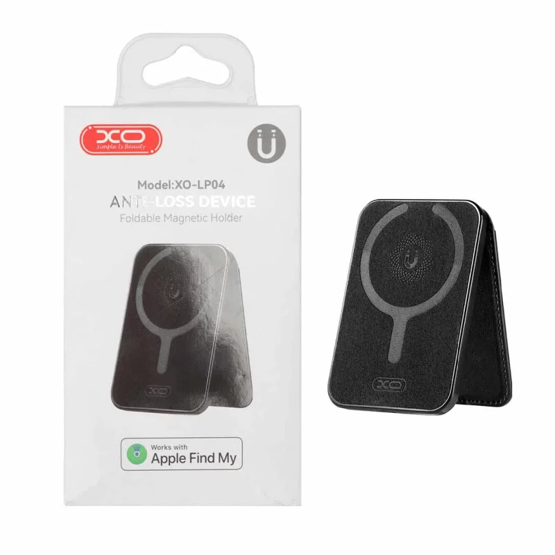 کیف کارت مگ‌سیف گوشی آیفون و هولدر موبایل XO مدل XO-LP04 - مشکی - تصویر 2