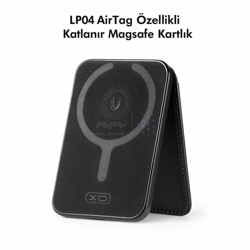 کیف کارت مگ‌سیف گوشی آیفون و هولدر موبایل XO مدل XO-LP04 - مشکی - تصویر 3