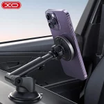 هولدر و شارژر وایرلس گوشی موبایل پایه دار مگنتی XO مدل XO-CX017 - مشکی - تصویر 3