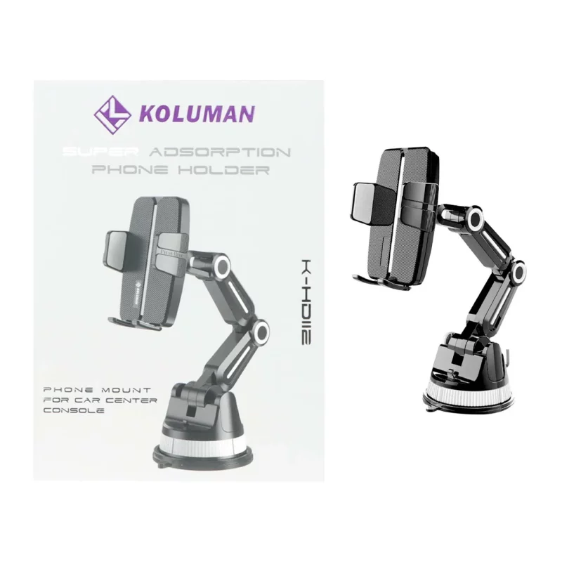 هولدر گوشی موبایل وکیومی Koluman مدل K-HD112 - مشکی - تصویر 2
