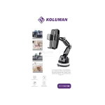هولدر گوشی موبایل وکیومی Koluman مدل K-HD112 - مشکی - تصویر 3