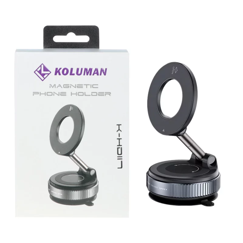 هولدر گوشی موبایل وکیومی Koluman مدل K-HD117 - مشکی - تصویر 2