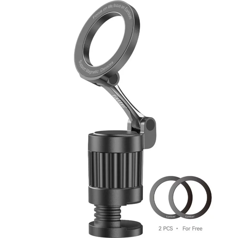 هولدر گوشی موبایل پایه دار مگنتی Earldom مدل ET-EH290 - مشکی - تصویر 2