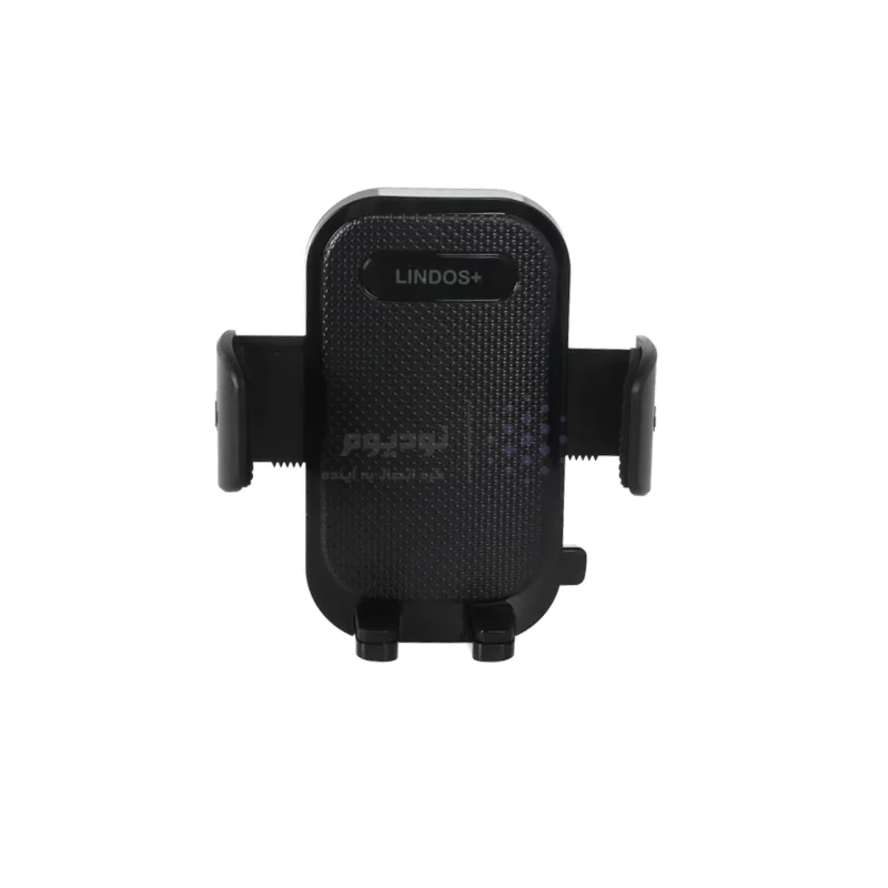 هولدر گوشی موبایل دریچه کولری +Lindos مدل HL-18 - مشکی - تصویر 4