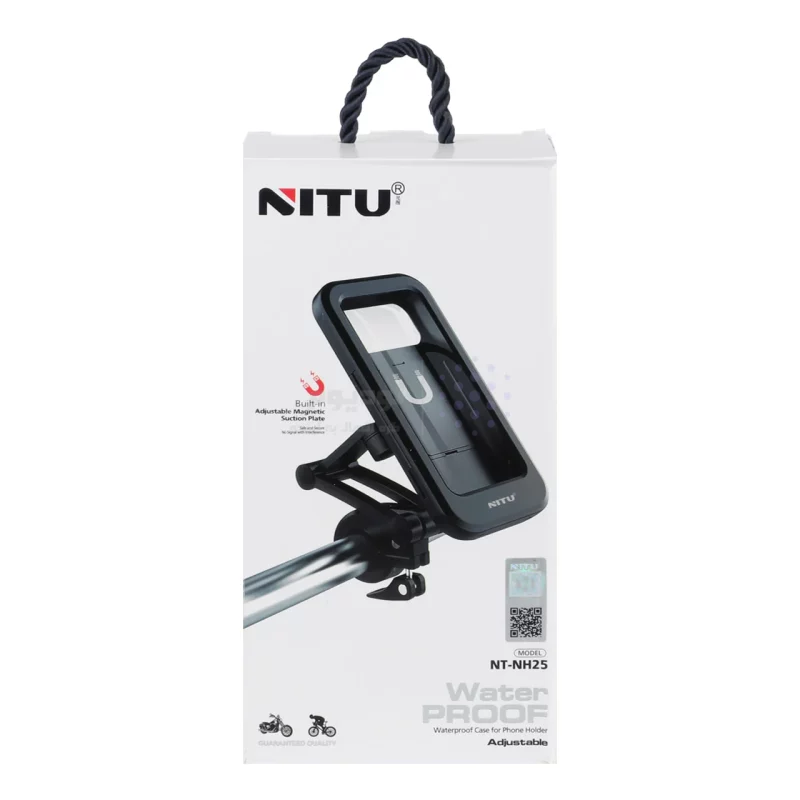 هولدر گوشی موبایل مخصوص دوچرخه NITU مدل NH25 - مشکی - تصویر 5