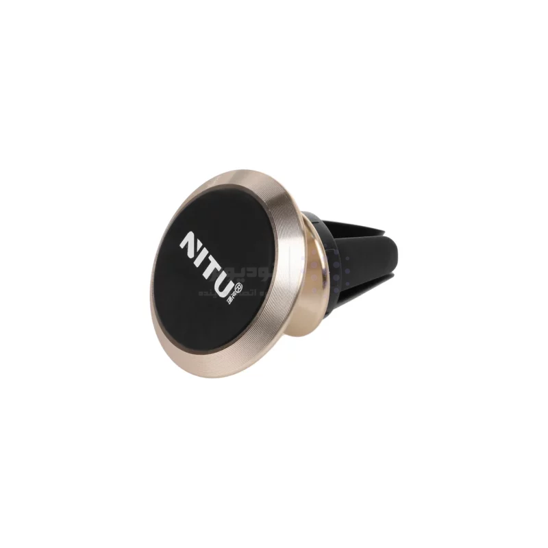 هولدر گوشی موبایل مگنتی دریچه ای خودرو NITU مدل NH10 - مشکی طلایی - تصویر 3