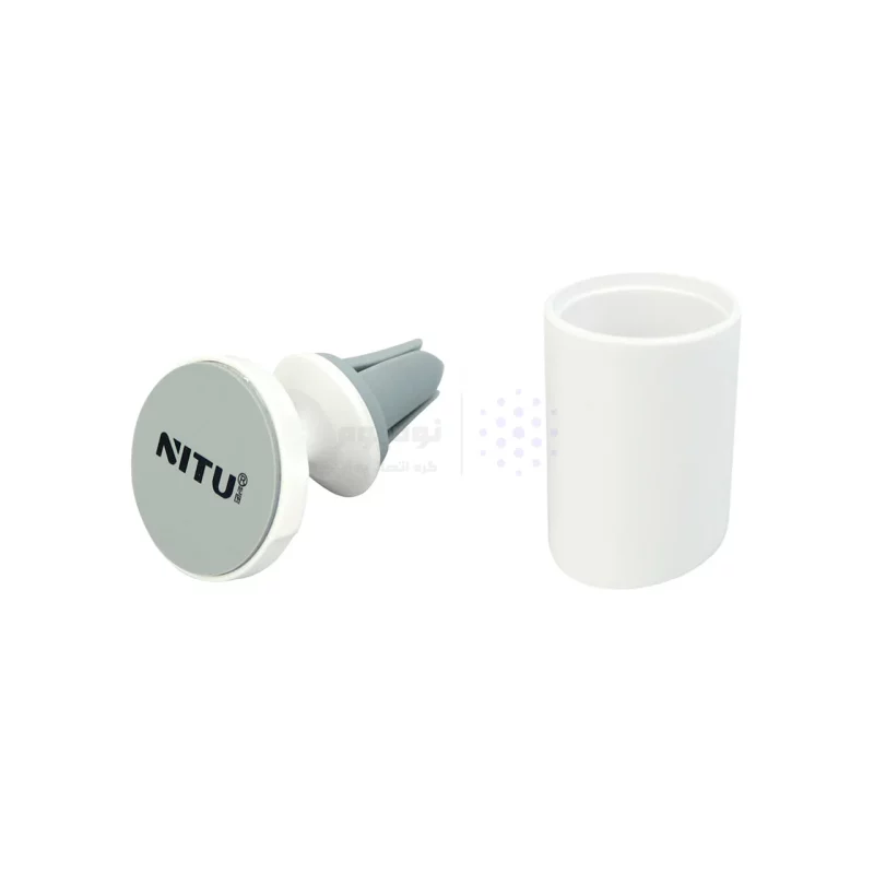 هولدر گوشی موبایل مگنتی دریچه ای خودرو NITU مدل NH03 - سفید - تصویر 3