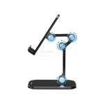 هولدر گوشی موبایل پایه دار رومیزی TSCO مدل THL 1219 - مشکی - تصویر 3