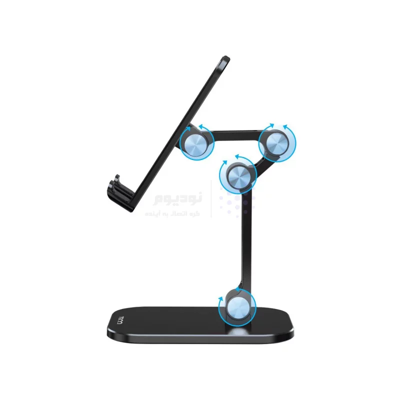 هولدر گوشی موبایل پایه دار رومیزی TSCO مدل THL 1219 - مشکی - تصویر 3