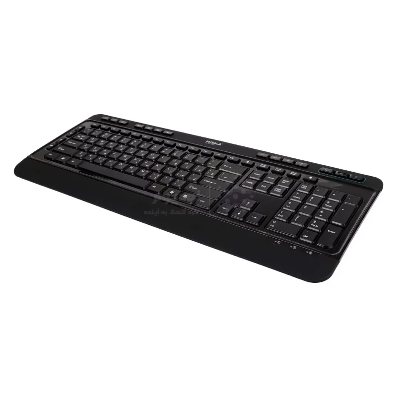 کیبورد بی سیم گیمینگ Hiska مدل HX-KE235W - مشکی - تصویر 4