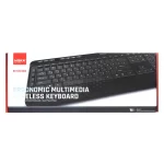 کیبورد بی سیم گیمینگ Hiska مدل HX-KE235W - مشکی - تصویر 8
