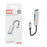 هاب 3 پورت Earldom Lightning مدل HUB11 - آبی