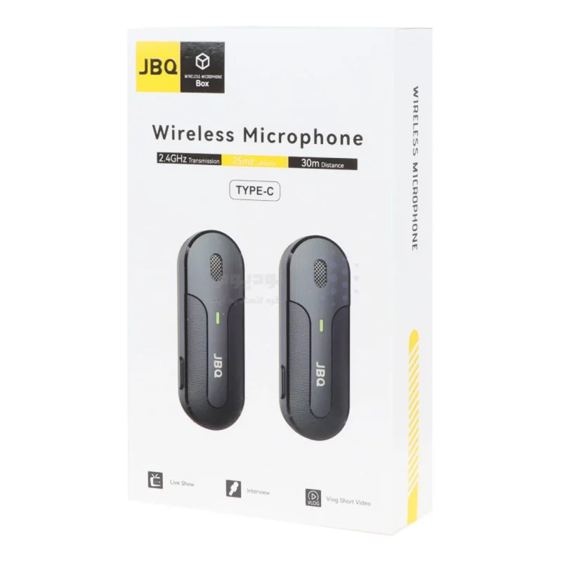 میکروفون بی سیم JBQ Type-C مدل MPH-C8 - مشکی - تصویر 11