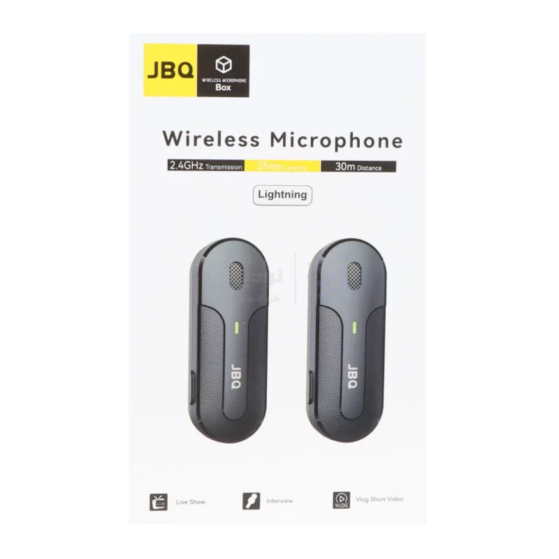 میکروفون بی سیم JBQ Lightning مدل MPH-I8 - مشکی - تصویر 11