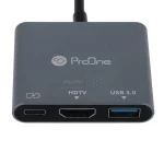 هاب 3 پورت ProOne Type-C مدل PHU552 - خاکستری - تصویر 5