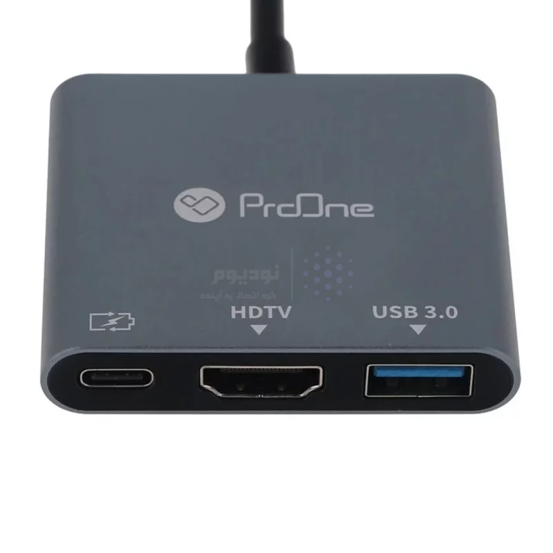 هاب 3 پورت ProOne Type-C مدل PHU552 - خاکستری - تصویر 5