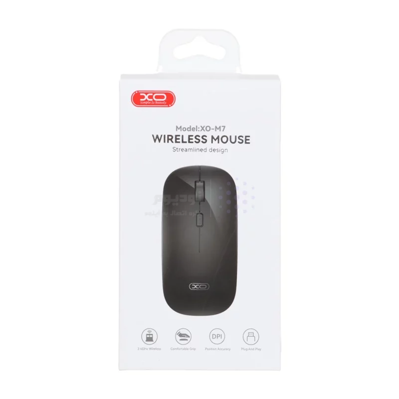 ماوس بی سیم XO مدل XO-M7 - مشکی - تصویر 6