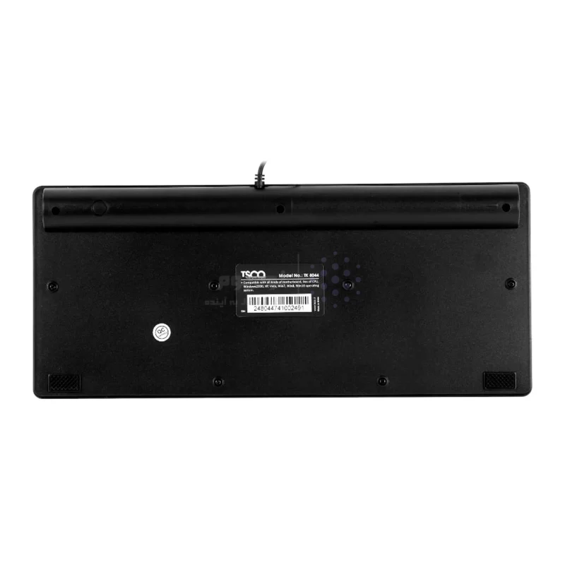 کیبورد با سیم TSCO مدل TK 8044 - مشکی - تصویر 3