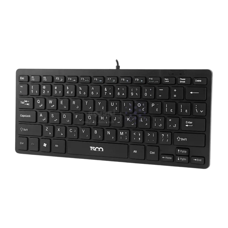 کیبورد با سیم TSCO مدل TK 8044 - مشکی - تصویر 5