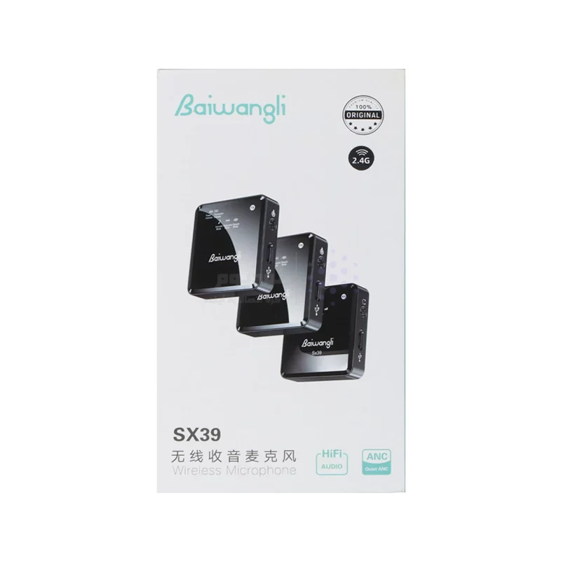 میکروفون یقه ای بی سیم type-c مدل SX39 (دو میکرفون) - تصویر 7