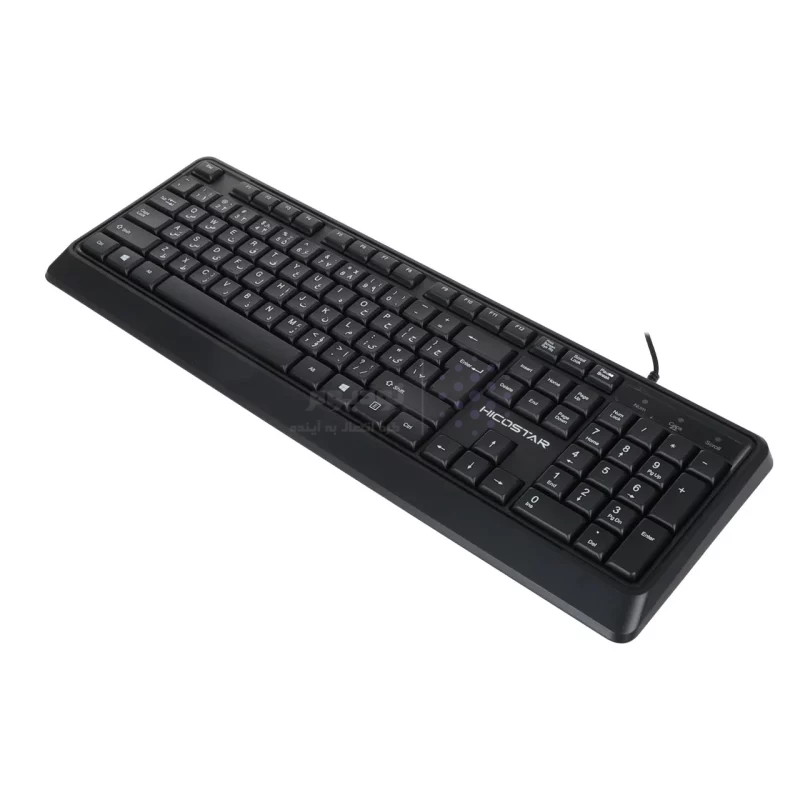 کیبورد باسیم Hicostar مدل HS-K700 - مشکی - تصویر 3