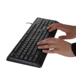 کیبورد باسیم Hicostar مدل HS-K700 - مشکی - تصویر 5