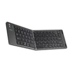 مینی کیبورد بی سیم شارژی تاشو Yesido مدل KB27 - مشکی (گارانتی 18 ماه تعویض نیکان همراه)