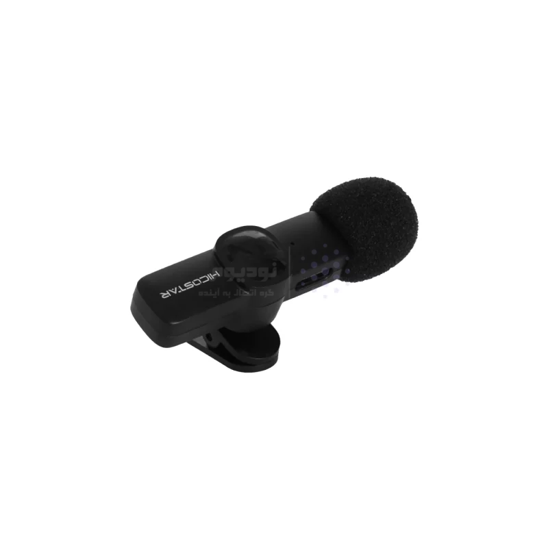 میکروفون یقه ای بی سیم Hicostar مدل HS-MC521C - مشکی - تصویر 3