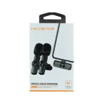 میکروفون یقه ای بی سیم Hicostar مدل HS-MC521C - مشکی - تصویر 4