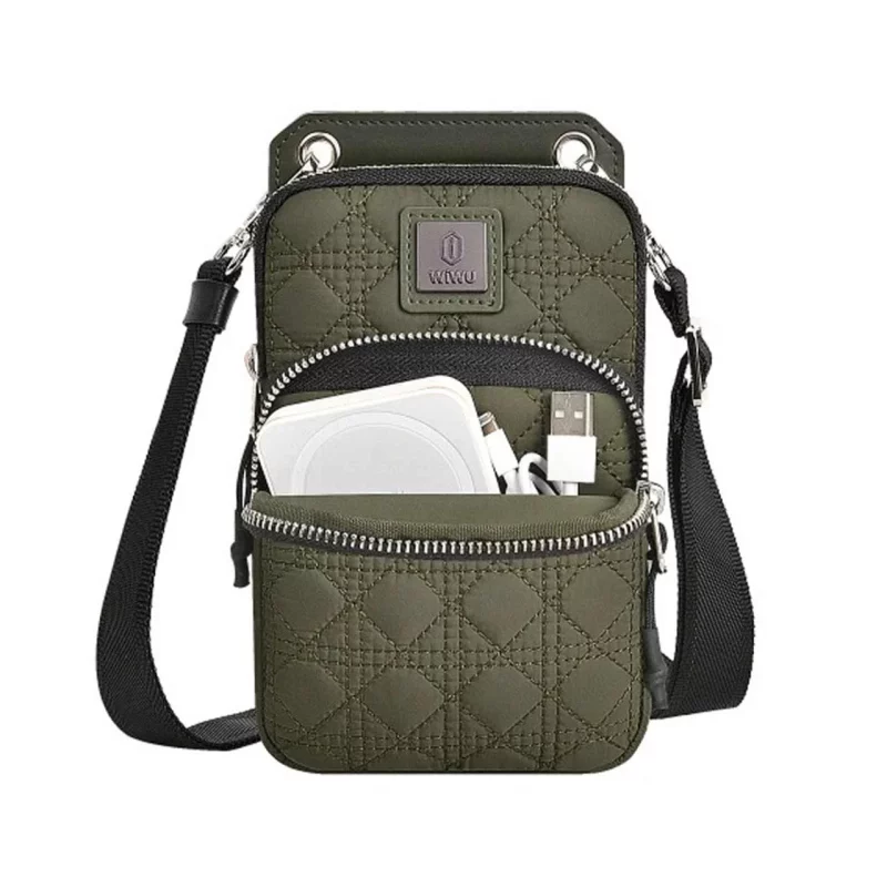 کیف رودوشی Wiwu مدل Mini - Crossbody - سبز - تصویر 2