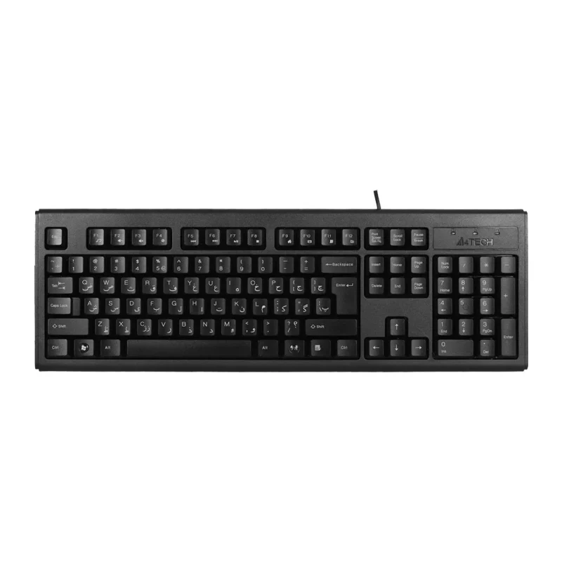 کیبورد باسیم A4tech Wired Keyboard USB مدل KM-720 - مشکی - تصویر 2