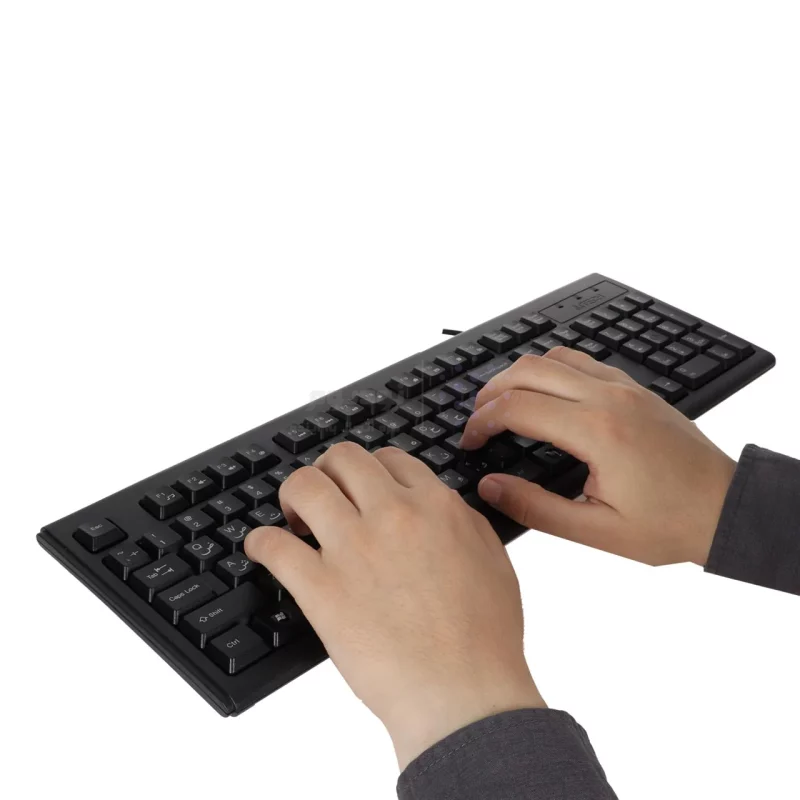 کیبورد باسیم A4tech Wired Keyboard USB مدل KM-720 - مشکی - تصویر 6