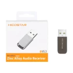 دانگل بلوتوث گیرنده صدا Hicostar مدل HS-R901 - خاکستری تیره